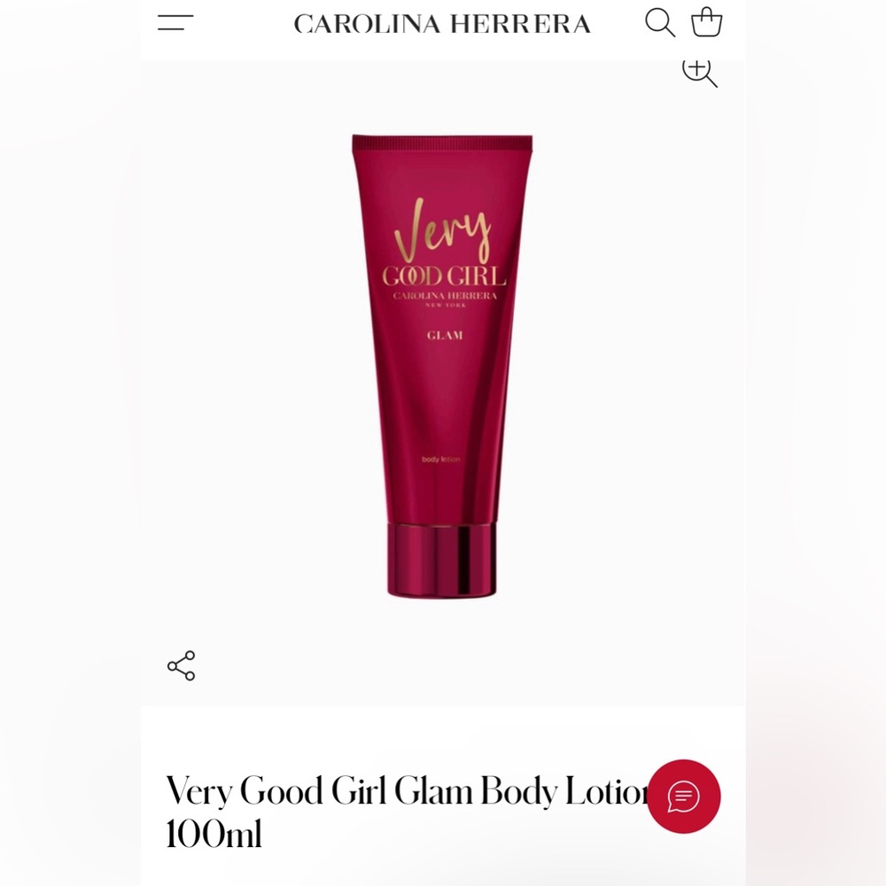CAROLINA HERRERA Very Good Girl Glam Body Lotion 3.4oz Sealed Box